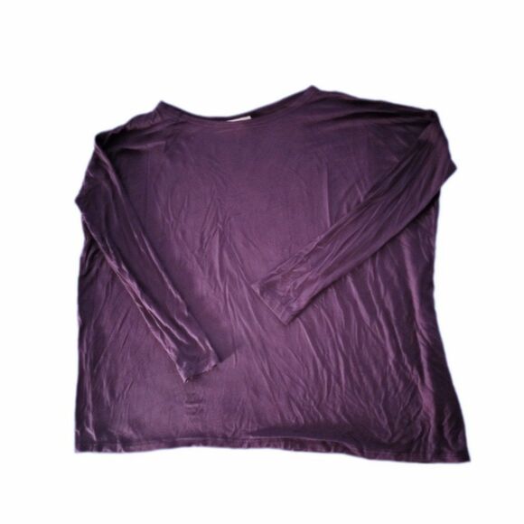 PIKO Plum Purple Oversized Long Sleeve Top sz S Womens - Picture 1 of 4